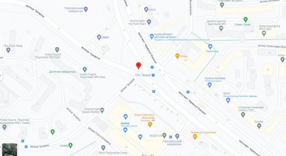 Scrolller, Scroll A in Lviv, 2,3х3,14  Пр-т Червоної Калини-Чукаріна (поряд ТЦ ШУВАР) - 664632 scheme