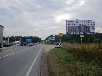 Billboard A in Lviv route, 3х6  M-10, Zahidnij obhid m.L'vova, km 0+400, Fudzikura Automotiv, Skania L'viv, pravoruc Photo 1