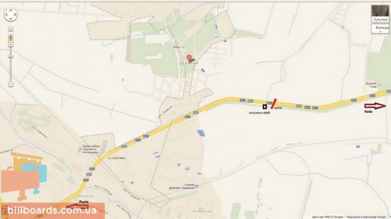 Non-Standard A in Lviv Kiivs'ka trasa (Viizd  z mista) AZS SEL scheme