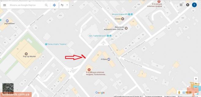 Citylight B in Lviv st. Generala Cuprinki,72 scheme