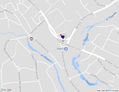 Billboard B in Uman, 6х3  (st.Radans'ka)  st. Nebesnoi sotni, 47, viizd na st. Praci, razmezuvanna, PRAVIJ, storona B, scheme