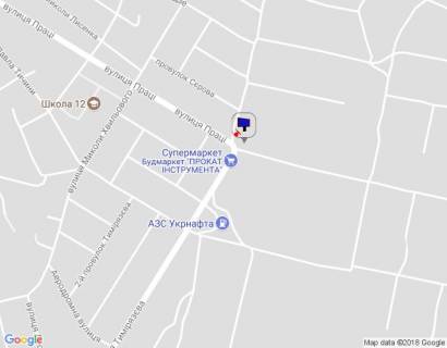 Billboard A in Uman, 6х3  st. Igora Sikors'kogo (Timirazeva), povorot na st.Praci, storona A scheme