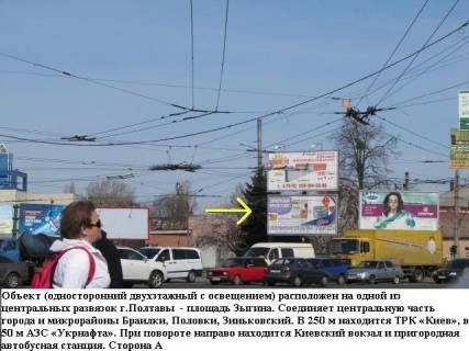 Prismatron, Prism B in Poltava, 3*6  m.Poltava,st.Zin'kivska,1 (plosa Zigina, r-n Kiivs'kogo zd vokzalu) prizmatron,odna z golovnih rozvazok mista, TRC "KIIV" - 325851 Photo 1