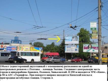 Prismatron, Prism B in Poltava, 3*6  m.Poltava,st.Zin'kivska,1 (plosa Zigina, r-n Kiivs'kogo zd vokzalu) prizmatron,odna z golovnih rozvazok mista, TRC "KIIV" - 325850 Photo 1