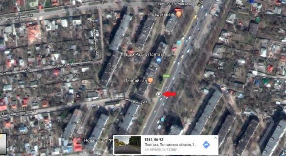 Billboard B in Poltava, 3*6  m.Poltava,st.Evropejs'ka, 90,central'na magistral' mista, v`izd v Poltavu z trasi Kiiv- Harkiv scheme