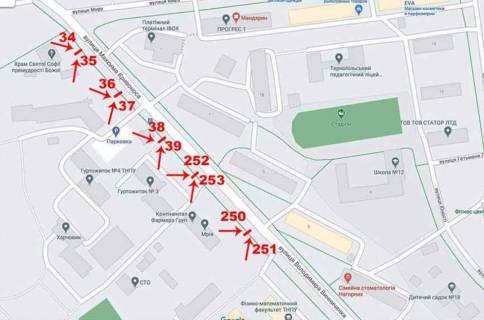 Citylight A in Ternopil Vinnicenka,4 scheme