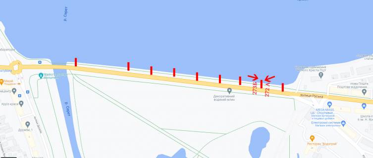 Citylight A in Ternopil, 1,2х1,8  Damba (bila ozera) napramok na Druzbu Photo 1