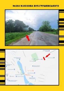 Billboard B in Kozova m.Kozova st.Grusevs'kogo Photo 1