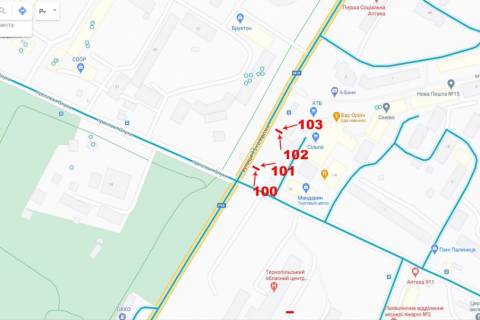 Citylight A in Ternopil 15 kvitna,2b scheme