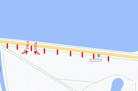 Citylight A in Ternopil Damba (bila parku) scheme