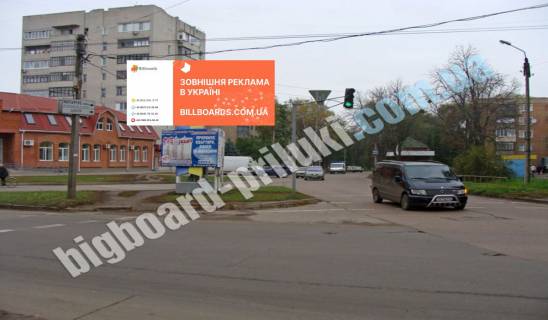 Billboard B in Pryluky, 6x3  Priluki, st. Vokzal'naa / st. 1 Maa Photo 1