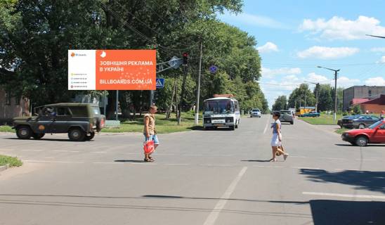 Billboard A in Pryluky, 6x3  Priluki, st. Kievskaa 327(na uglu St.Kievskaa i st.Kotlarevskogo) Photo 1