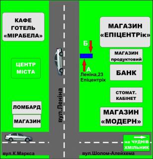 Citylight A in Berdychiv Sitilajt (2,16 m.kv.) Zitomirskaa, 23 (Epicentr) scheme