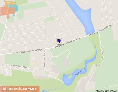 Billboard A in Uman, 3х6  st. Internacional'naa,  naprotiv 83 No9 scheme