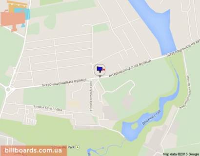 Billboard B in Uman, 3х6  st. Internacional'naa,  naprotiv 73 No7 scheme