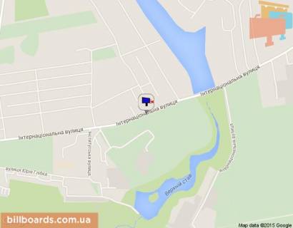 Billboard B in Uman, 3х6  st. Internacional'naa, naprotiv 93 No10 scheme