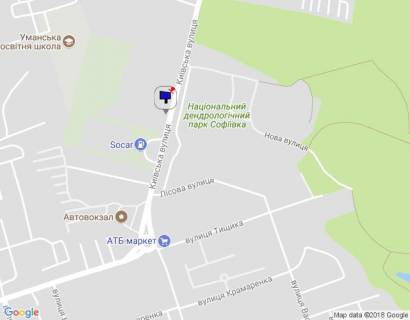 Billboard A in Uman st. Kievskaa -naprtiv vhoda v DP Sofievka scheme