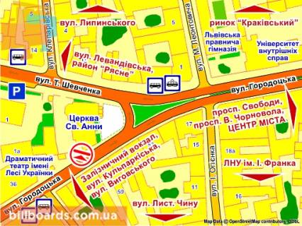 Scrolller, Scroll B in Lviv st. Gorodoc'ka, 32, rozmir 2,3 h 3,2 m skroll - 139820 scheme