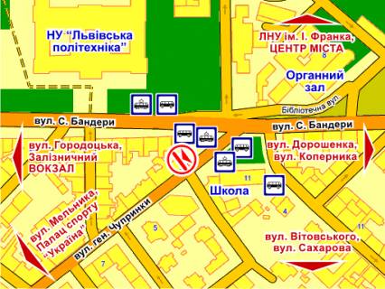 Scrolller, Scroll A in Lviv per. st. Cuprinki - Banderi, rozmir 2,3 h 3,2 m skroll - 176611 scheme