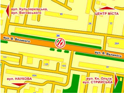 Scrolller, Scroll A in Lviv st. V. Velikogo, 34, rozmir 2,3 h 3,2 m skroll - 193135 scheme