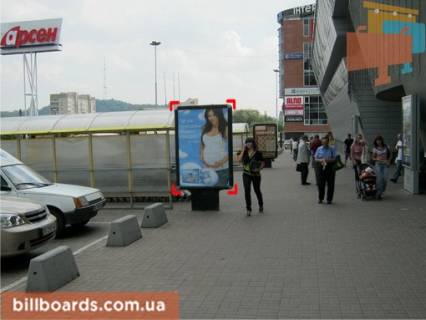 Citylight B in Lviv av. Cornovola (supermarket "Arsen"), misce 4 Photo 1
