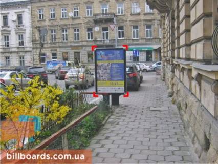 Citylight A in Lviv st. Krusel'nic'koi, 1, misce 1 Photo 1