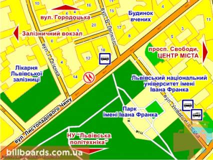 Citylight A in Lviv st. Listopadovogo Cinu, 12-14 scheme