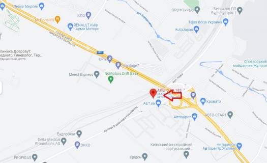 Billboard A in Kyiv, 6х3  av. Povitroflots'kij scheme