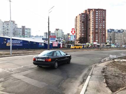Billboard B in Kyiv, 6,20х3,15  st.Ahmatovoi, 1 Photo 1