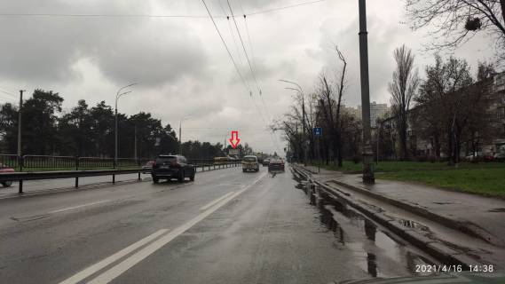 Billboard B in Kyiv, 6х3  bul'v. Perova, navproti b. 6 Photo 1