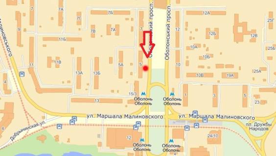 Prismatron, Prism A in Kyiv, 6х3  av. Obolons'kij, 5 - 131010 scheme