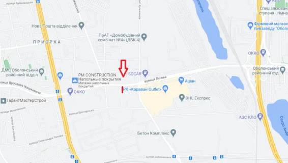 Billboard B in Kyiv, 6х3  st. Lugova, 11 scheme