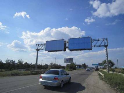 Billboard A in Odessa, 3х6  N04 Odesa-Cornomors'k km16+320m (Ribport) (v misto prava)  Photo 1