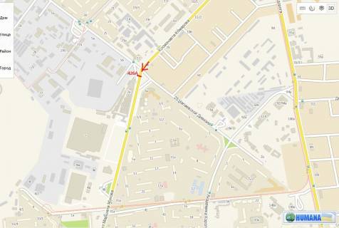 Prismatron, Prism A in Odessa, 3х6  prosp. Marsala Zukova - st. 25-j Capaevskoj divizii (prizma na treugol'nike) - 411744 scheme