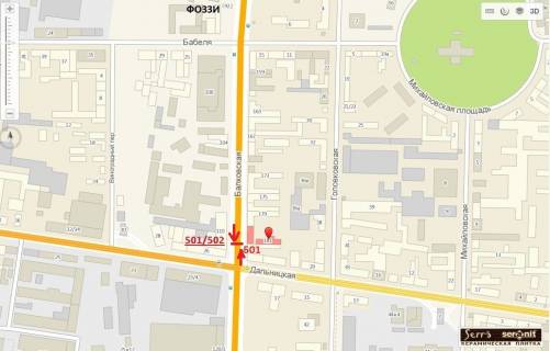 Prismatron, Prism A in Odessa, 3х6  st. Balkovskaa, 181 (na razd. polose) - st. Dal'nickaa ( ot FOZZI) (Prizma) - 136440 scheme