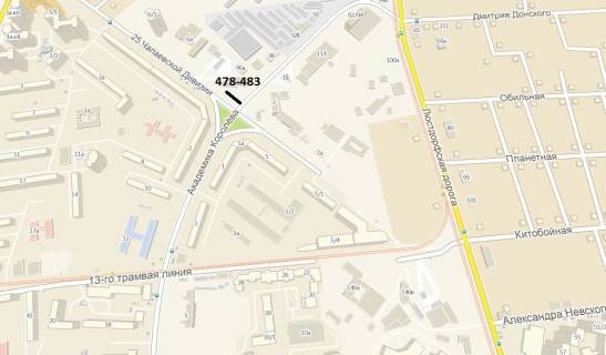 Prismatron, Prism A in Odessa, 3х6  st. Koroleva - 25  Capaevskoj Divizii (prizma levaa) - 401743 scheme