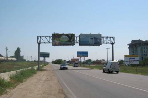 Billboard B in Odessa, 3х6  N04 Odesa-Cornomors'k km16+320m (Ribport) (z mista liva)  Photo 1