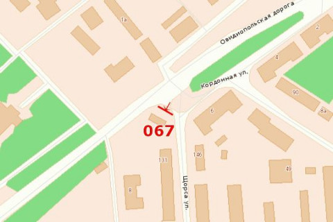 Prismatron, Prism B in Odessa, 3х6  вул. Щорса - Івановський міст (призма)  - 615057 scheme