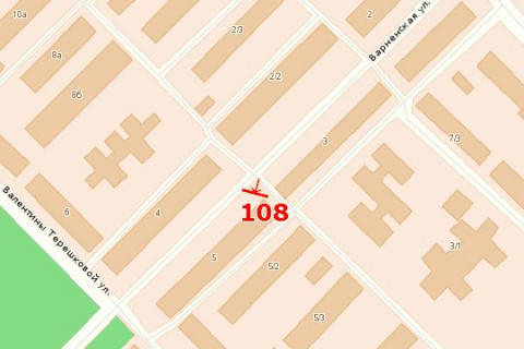 Billboard B in Odessa, 3х6  st. Varnenskaa, 5  scheme
