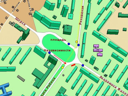 Prismatron, Prism A in Odessa, 3х6  площа Незалежності - вул.Іцхака Рабіна (Призма)  - 615051 scheme