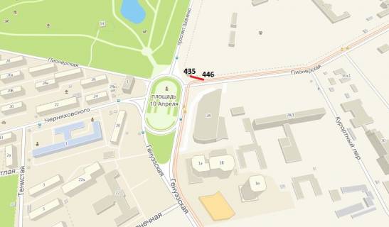 Billboard A in Odessa st. Pionerskaa (naprotiv TC Sady pobedy) (Prizma levaa) scheme