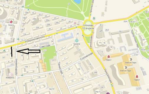 Prismatron, Prism B in Odessa, 3х6  st. Cernahovskogo, 3  -  st. Sovkunenko (prizma) - 136415 scheme