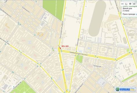 Prismatron, Prism A in Odessa, 3x6  Lustdorfskaa doroga, 23 (1 stancia - mag. Monarh (Prizma levaa) - 301878 scheme