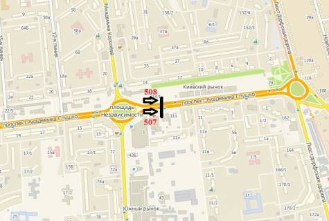 Prismatron, Prism B in Odessa, 3х6  prosp. Knyazya Yaroslava Mudroho - Zolotij duk (prizma liva) - 301958 scheme