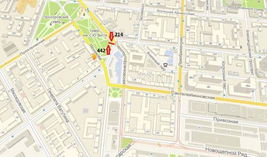 Prismatron, Prism A in Odessa, 3х6  st. Mecnikova, 102 (navproti) (Prizma) - 136400 scheme