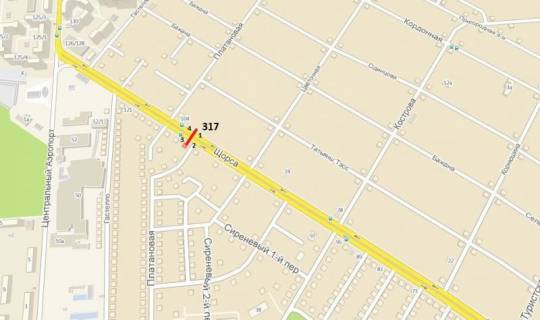 Billboard B in Odessa scheme