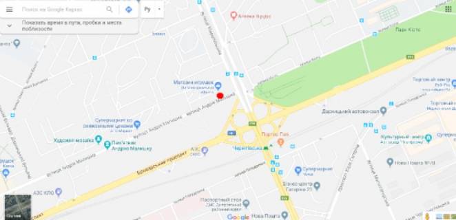 Prismatron, Prism A in Kyiv, 3х6  st. Andrea Malyska 39, v storonu magazina "Detskij mir" (prizma A1) - 189066 scheme