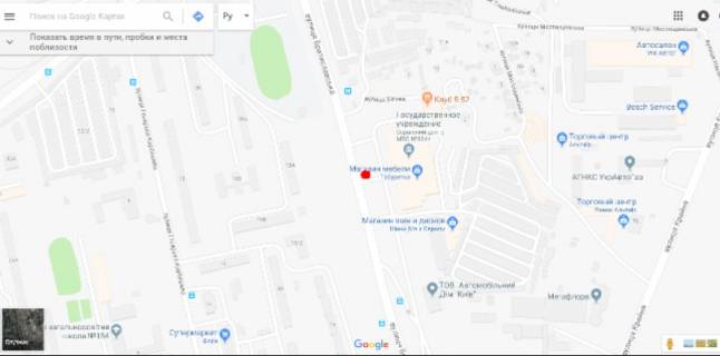 Prismatron, Prism A in Kyiv, 3х6  st. Bratislavskaa 52, (A), TC "B-52", v storonu rynka "Troesina" (prizma A1) - 189062 scheme