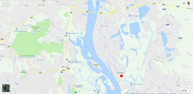 Billboard A in Kyiv, 3х6  Osokorki,st.Central'naa naprotiv st.Solnecnoj,v napravlenii av.Bazana       2 km. 400 m.(A) scheme