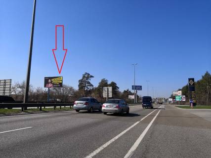 Billboard B in Parking, 3х6  M-06 Kiev -Zitomir 22 km 300 m Photo 1